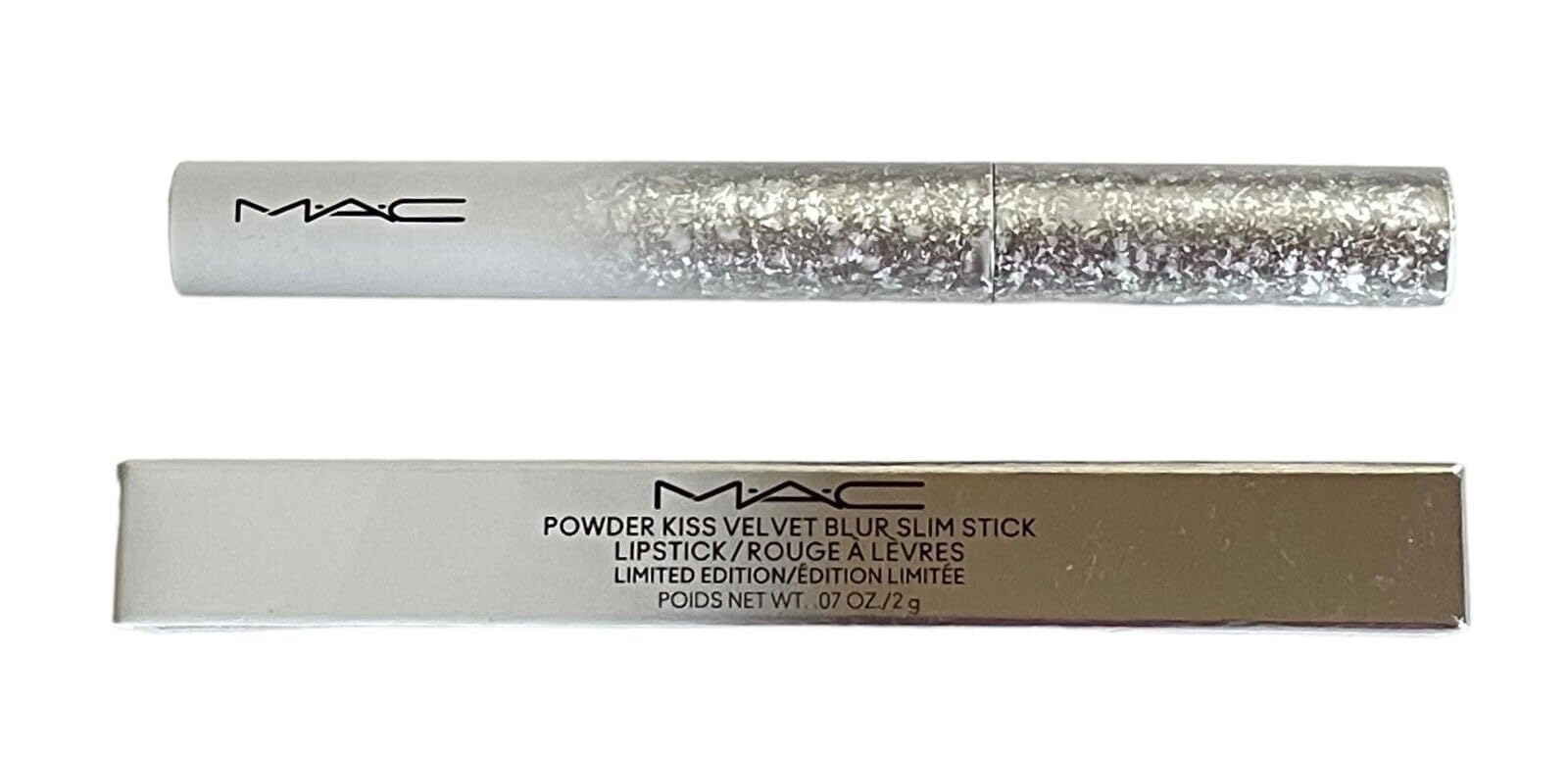 MAC Powder Kiss Velvet Blur Slim Lipstick Limited Edition Merry Cherry