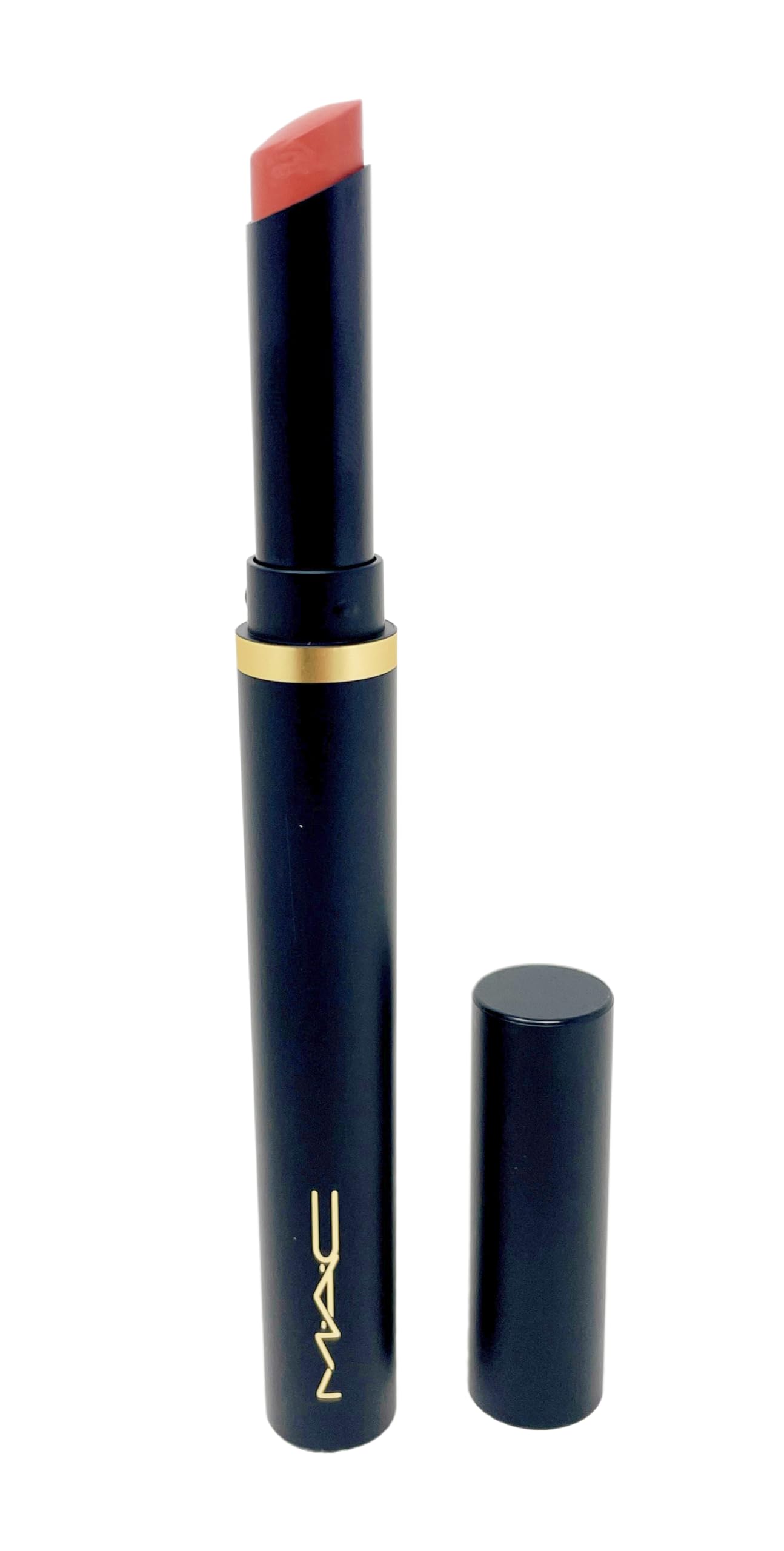 MAC Powder Kiss Velvet Blur Slim Stick 894 Gingerella – Light Orange Coral Lipstick