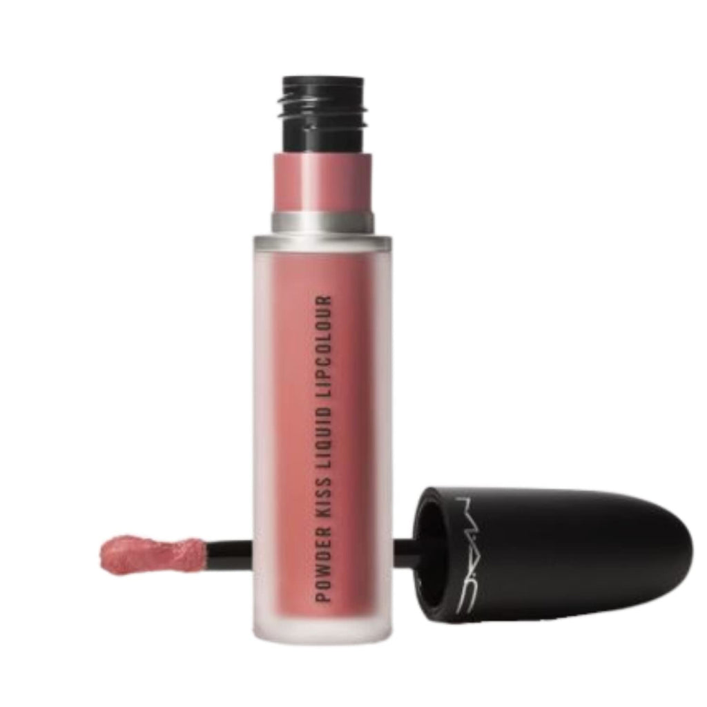 MAC Powder Kiss Liquid Lipcolour Lipstick 996 Date-Maker – Warm Nude | 0.17 fl oz