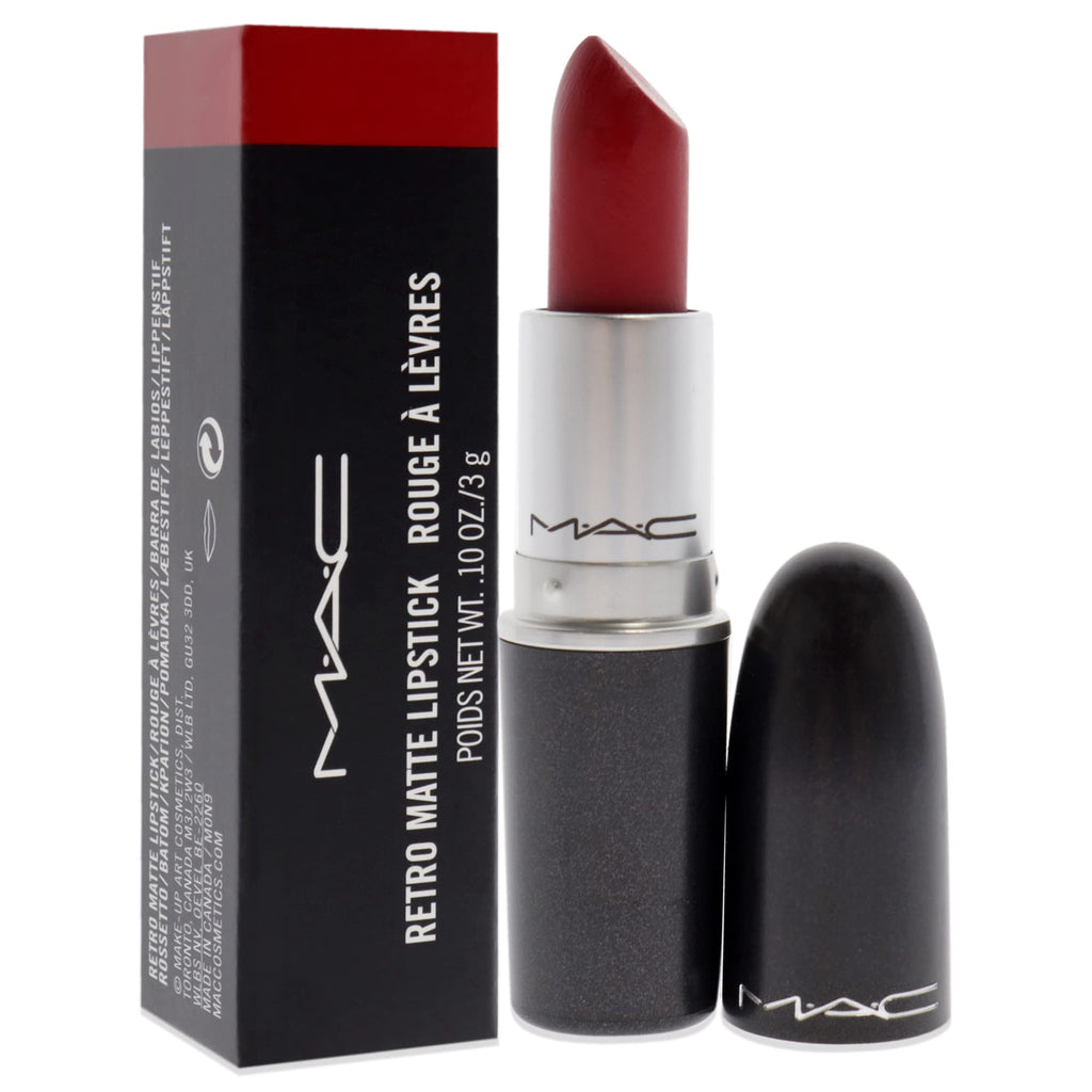 MAC Retro Matte Lipstick Rub Ruby Woo – Long-Lasting Matte Lip Color