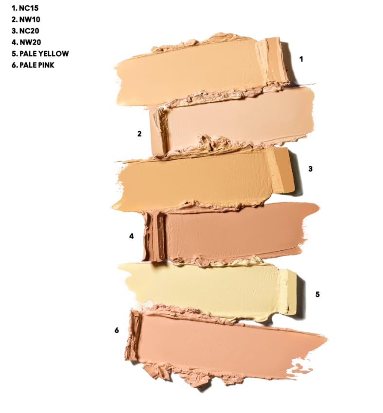 MAC Studio Fix Conceal and Correct Palette - Light (0.21 oz) | 6 Shades for Custom Coverage