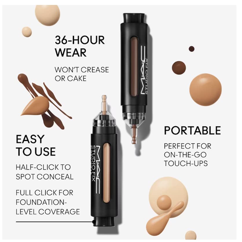 MAC Studio Fix Every Wear All Over Face Pen NC27 | Medium-to-Full Coverage & 36-Hour Wear