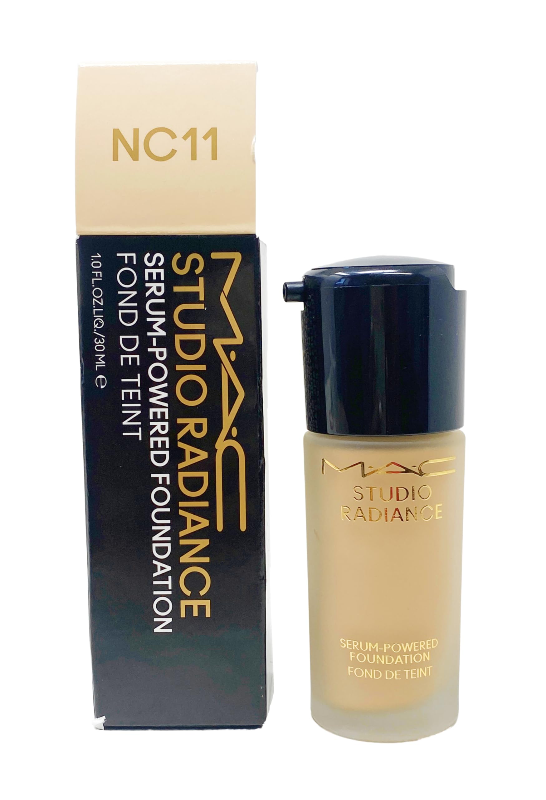 MAC Studio Radiance Serum Powered Foundation NC11 | Light Beige, Golden Undertone