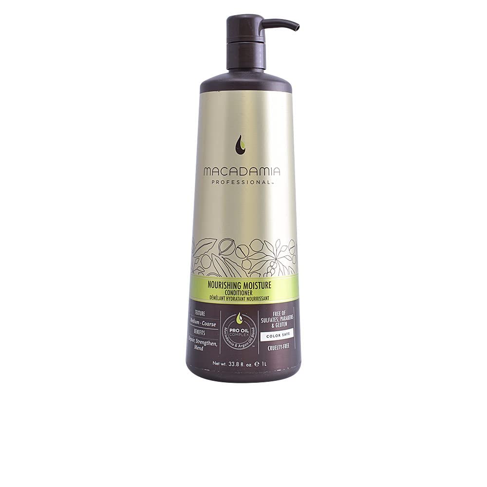 Macadamia Professional Nourishing Hair Care Conditioner — Sulfate & Paraben Free, 33.8 oz (Green)