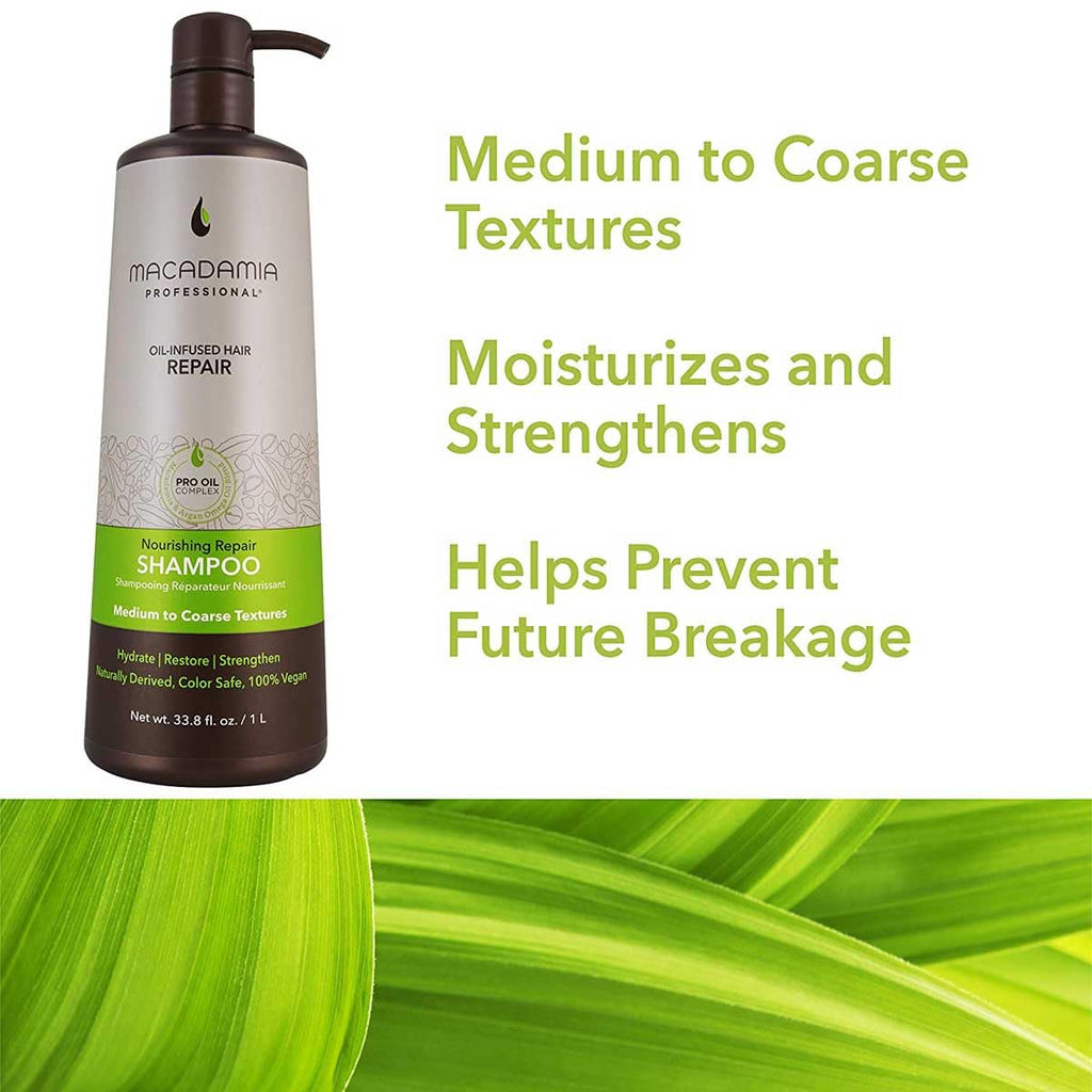 Macadamia Professional Nourishing Moisture Shampoo | Sulfate & Paraben Hair Shampoo, 33.8 Fl Oz
