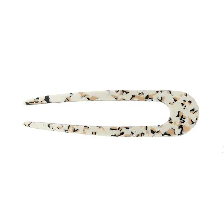 MACHETE Italian Acetate Hair Pin – Terrazzo, 5 inch for Thin & Thick Hair