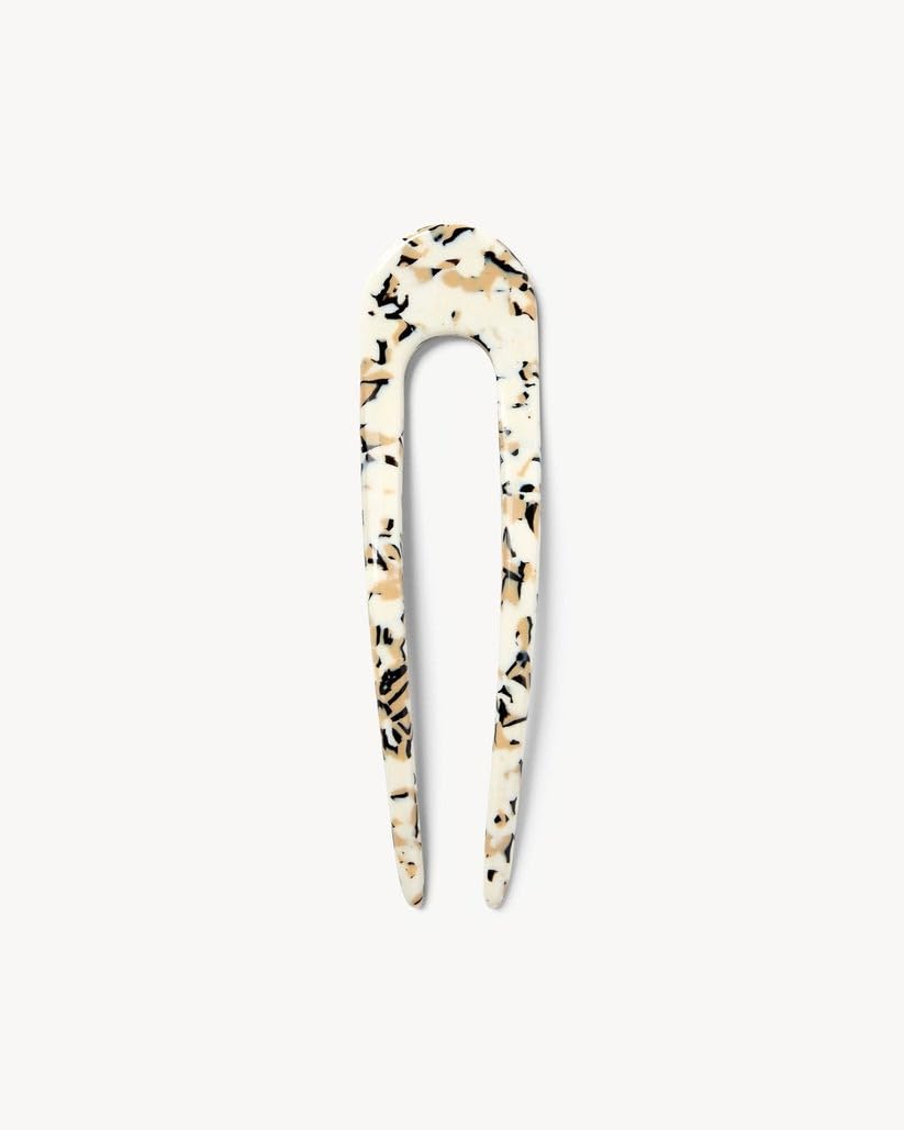 MACHETE Italian Acetate Hair Pin – Terrazzo, 5 inch for Thin & Thick Hair