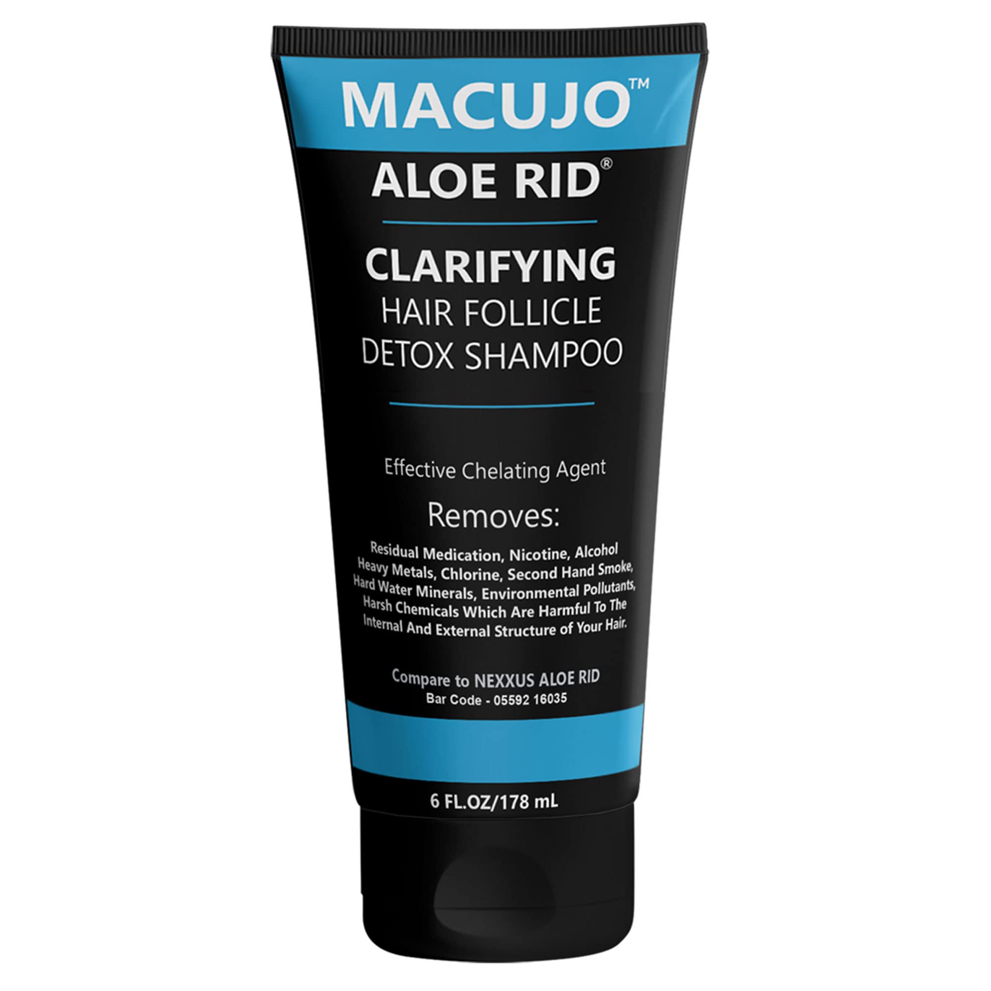 Macujo Aloe Rid Detox Shampoo + Zydot UltraClean Method - Deep Clean Hair, Remove Residuals & Pollutants