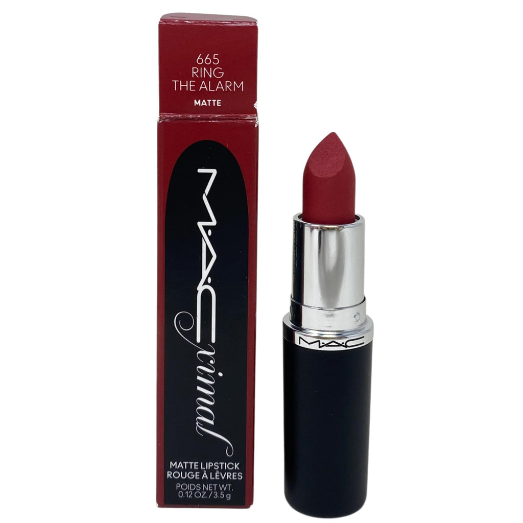 MACximal Matte Lipstick 665 Ring The Alarm – Silky Matte, Longwear Lip Color (0.12 oz / 3.5 g)