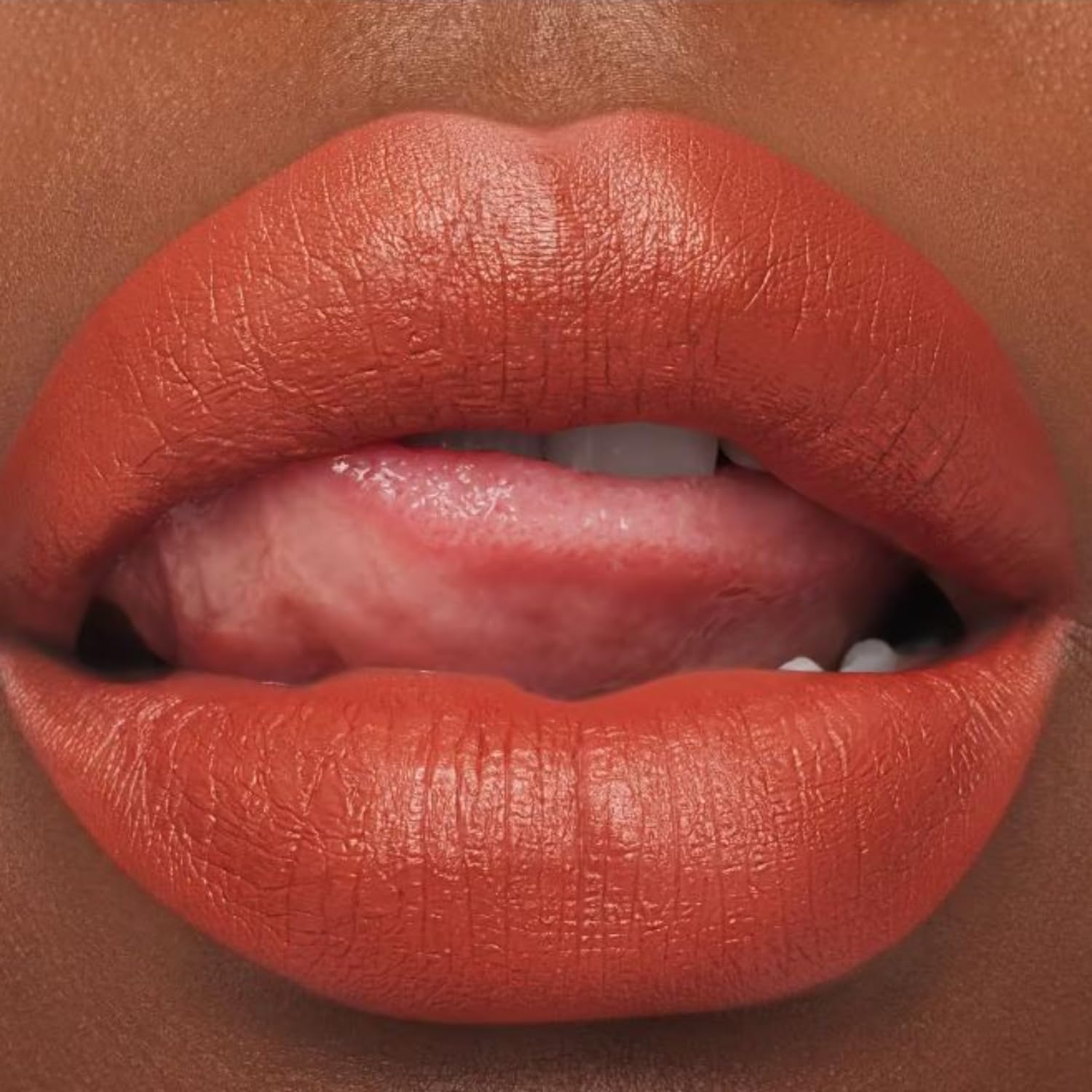 MAC M.A.Cximal Silky Matte Lipstick – 662 Sugar Dada (Brownish Orange Red) 0.12 oz