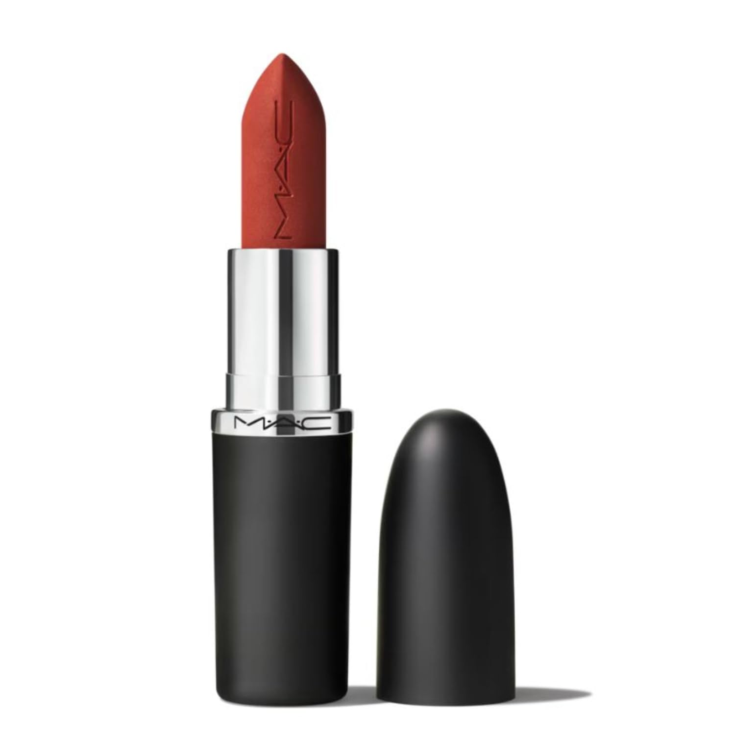 MAC M.A.Cximal Silky Matte Lipstick – 662 Sugar Dada (Brownish Orange Red) 0.12 oz