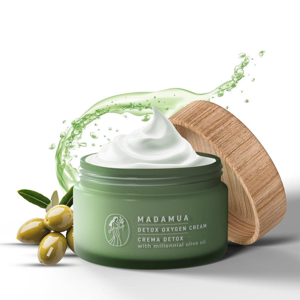 MADAMUA Detox Antioxidant Moisturizer Face Cream – Organic Daily Hydration for Dry Skin