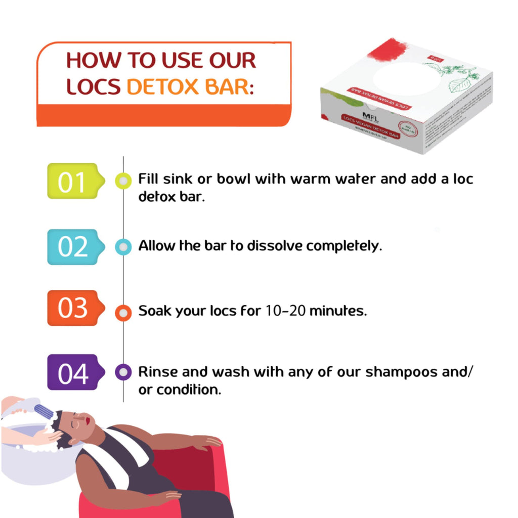Made For Locs Vegan Detox Bar | Deep Clean for Locs | MFL