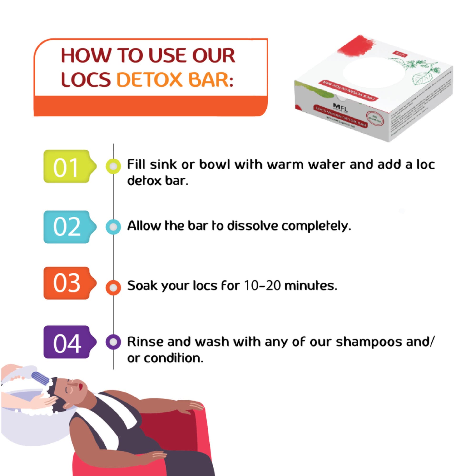 Made For Locs Vegan Detox Bar | Deep Clean for Locs | MFL