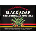 Madina African Black Soap with Shea Butter & Aloe Vera – 3.5 oz Bars (Pack of 10)