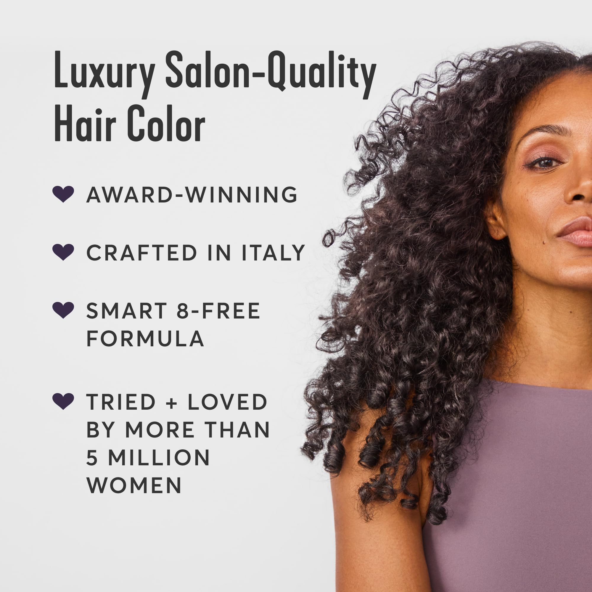 Madison Reed Radiant Hair Color Kit 2NNA Darkest Cool Black with Ash Undertones (Pescara Black) – 2 Pack | Ammonia-Free, 8-Free Formula