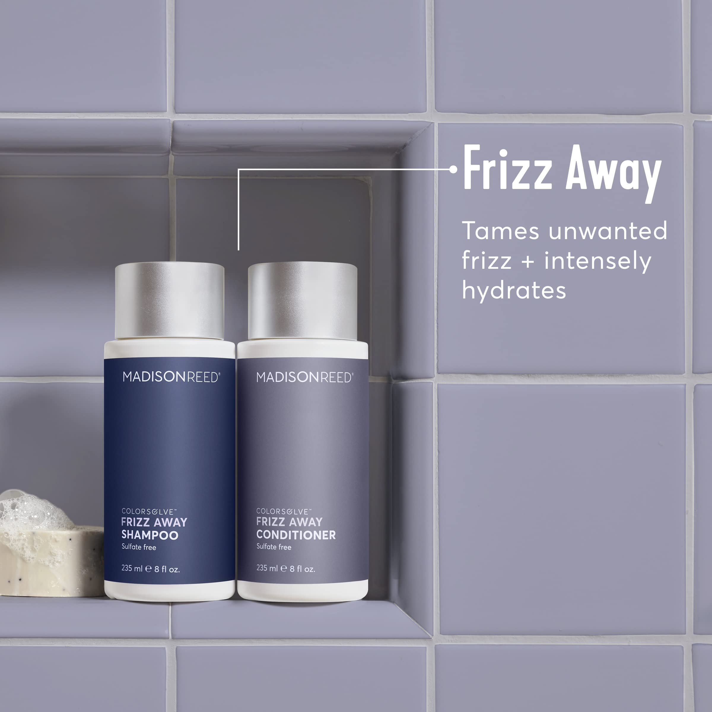Madison Reed ColorSolve Frizz Control Shampoo – Sulfate-Free, Color-Safe Smoothing Cleanser (8 oz)