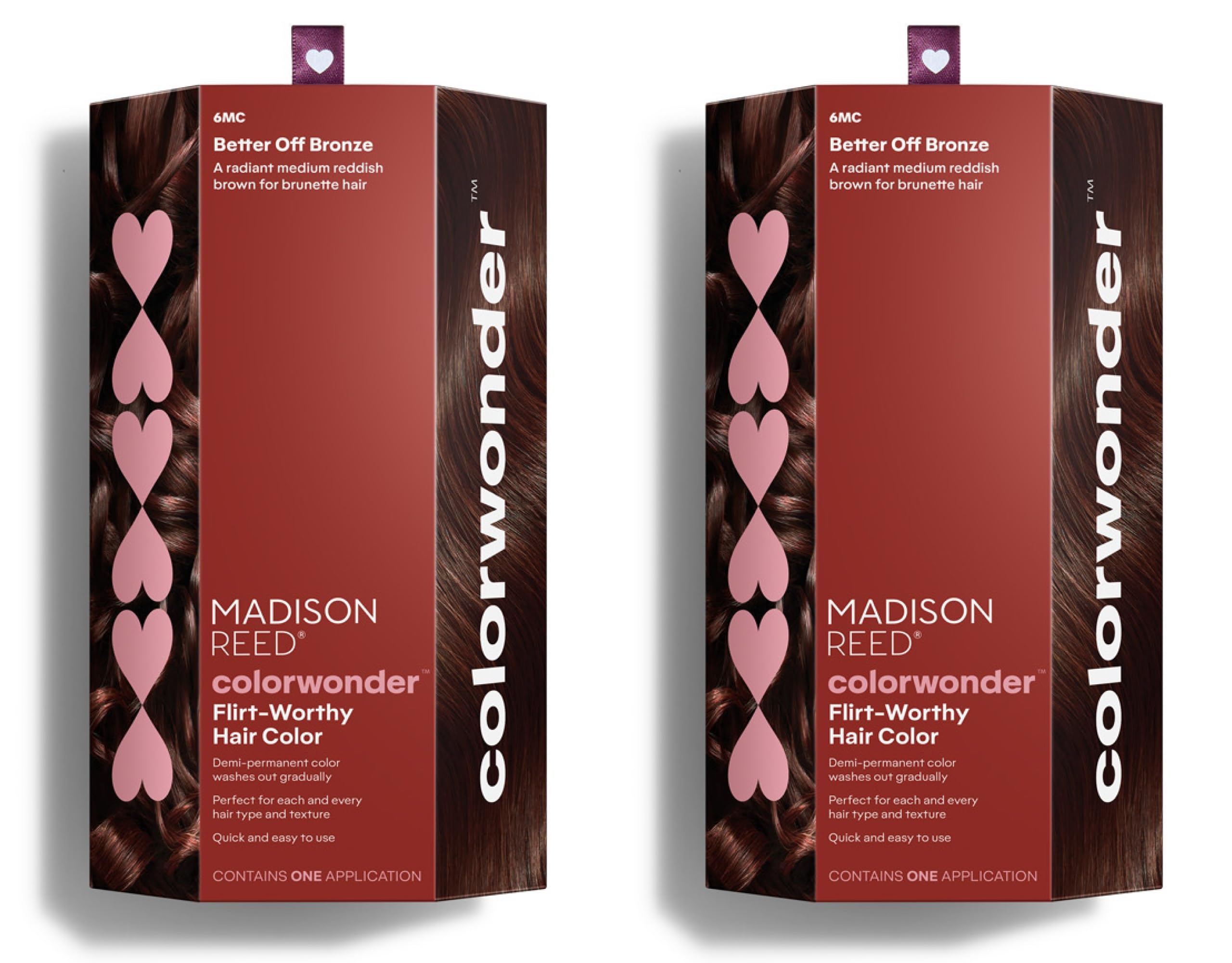 Madison Reed ColorWonder Demi-Permanent Hair Color – Better Off Bronze (6MC), Ammonia-Free, Cruelty-Free, Pack of 2