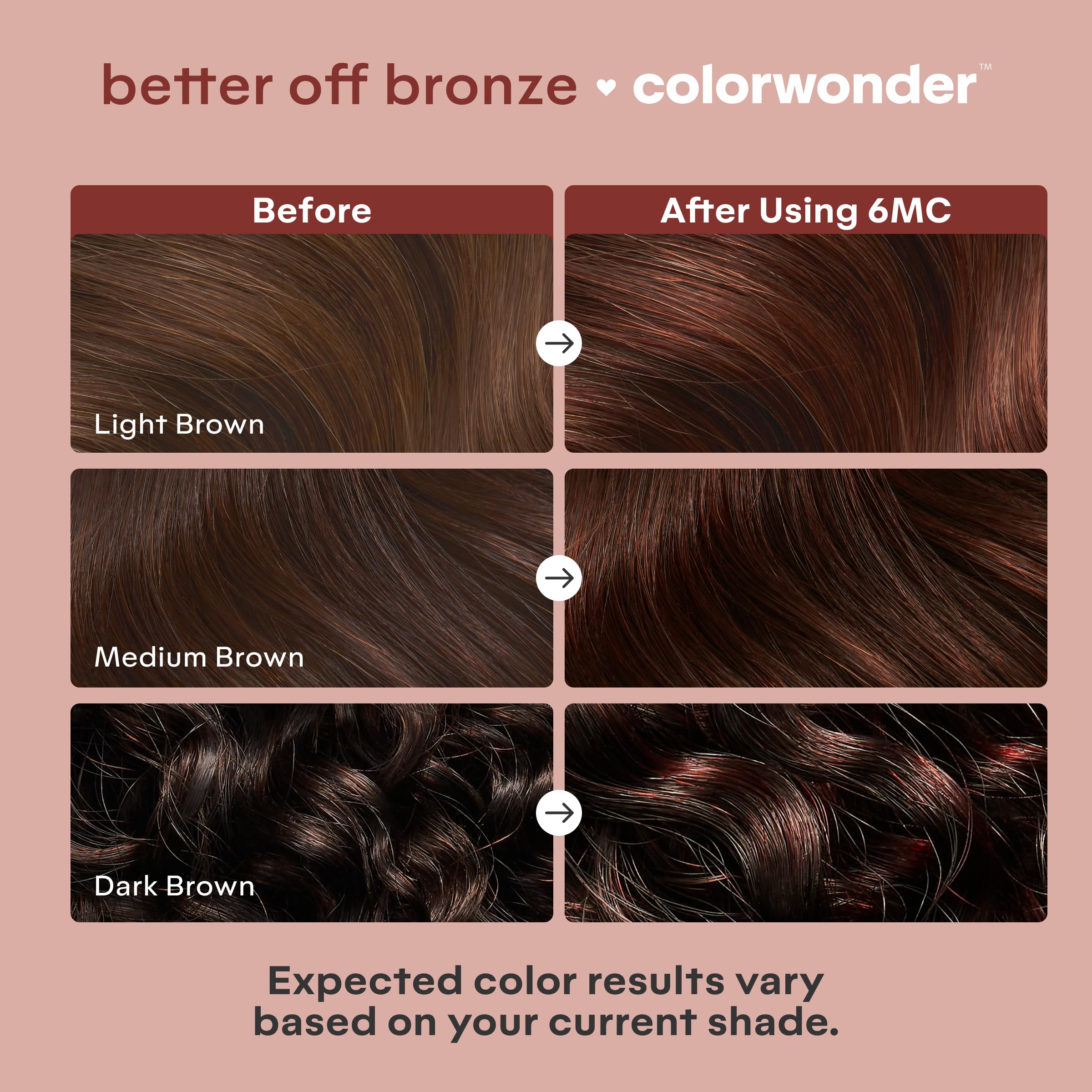 Madison Reed ColorWonder Demi-Permanent Hair Color – Better Off Bronze (6MC), Ammonia-Free, Cruelty-Free, Pack of 2