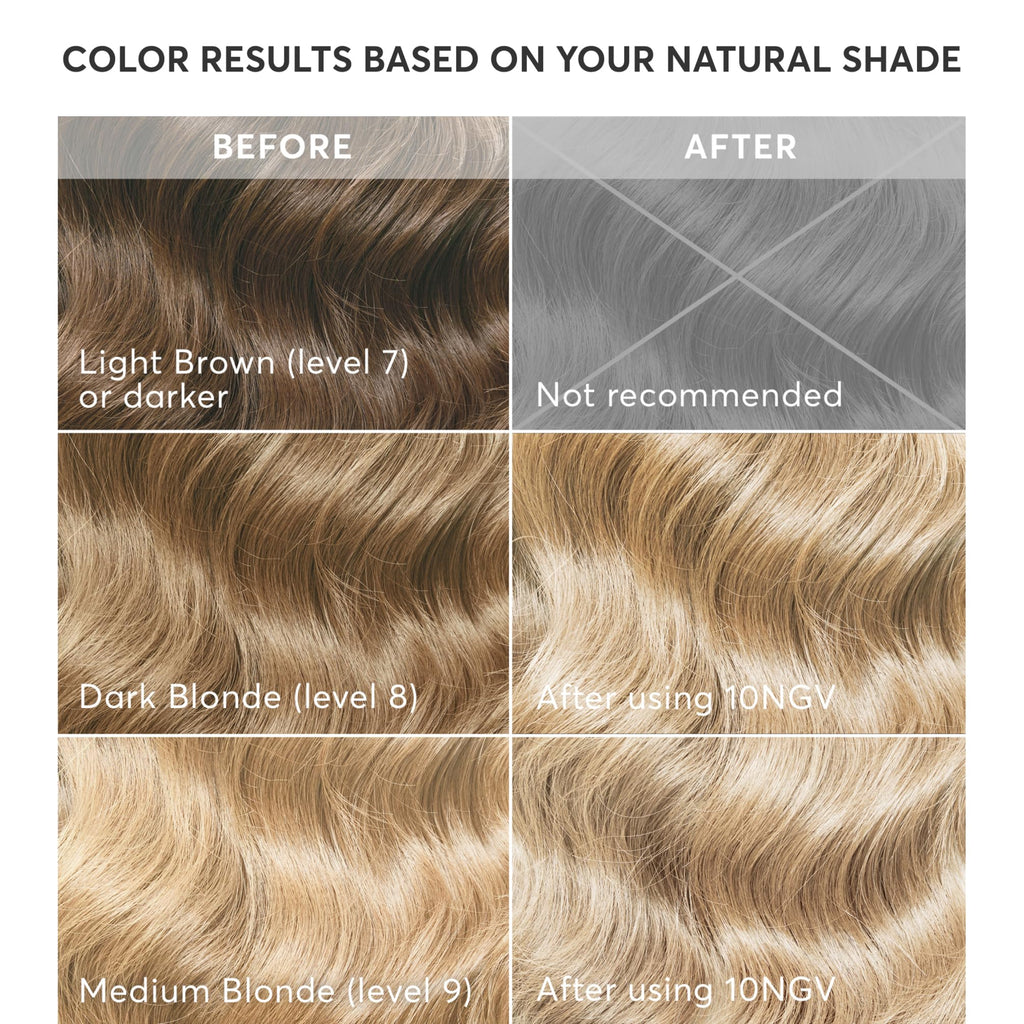Madison Reed Radiant Hair Color Kit 10NGV Light Golden Blonde (Amalfi Blonde) – 2 Pack, Ammonia- and PPD-Free