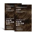 Madison Reed Radiant Color Kit 6.5NNA Medium Neutral Brown (Sondrio) – 2 Pack