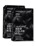 Madison Reed Radiant Hair Color Kit 2NNA Darkest Cool Black with Ash Undertones (Pescara Black) – 2 Pack | Ammonia-Free, 8-Free Formula