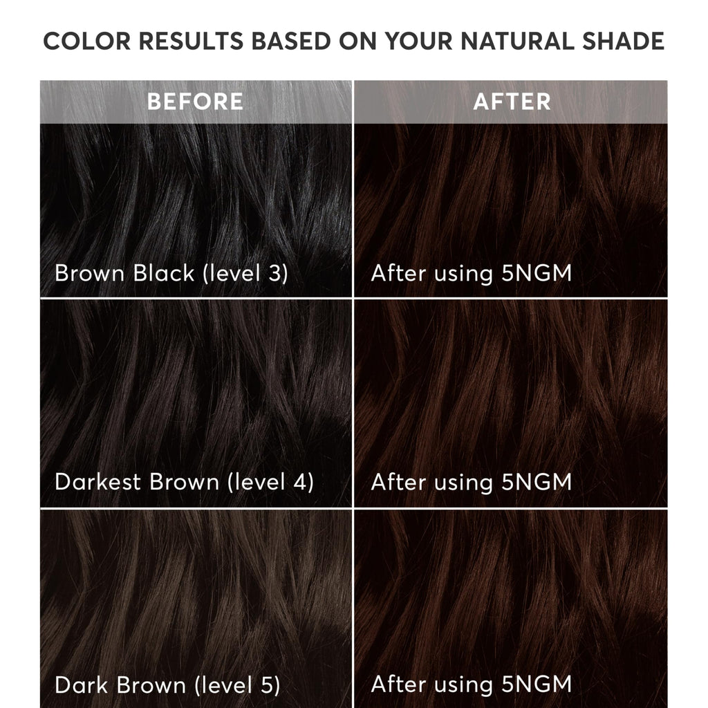 Madison Reed Radiant Color Kit 5NGM Dark Cinnamon Brown with Gold Mahogany Tones – 2 Pack