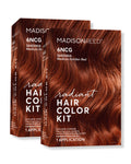 Madison Reed Radiant Hair Color Kit 6NCG - Medium Golden Red with Copper Tones Sardinia Red - 2 Pack