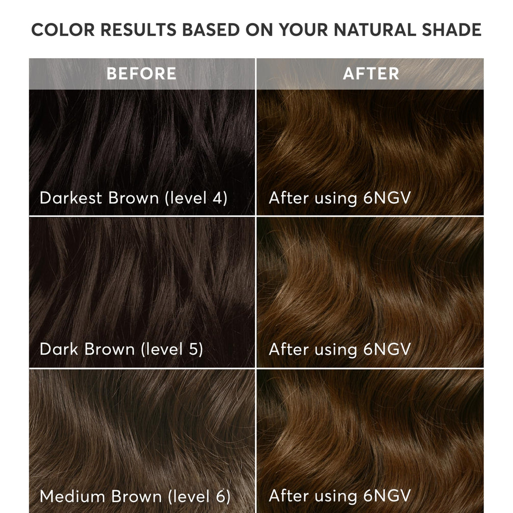 Madison Reed Radiant Hair Color Kit - 6NGV Medium Golden Brown (Tuscany Brown) – 2 Pack, PPD-Free & Ammonia-Free