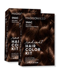 Madison Reed Radiant Color Kit - 5NAC Dark Chocolate Brown with Copper-Auburn Undertones (Milano Brown) - 2 Pack