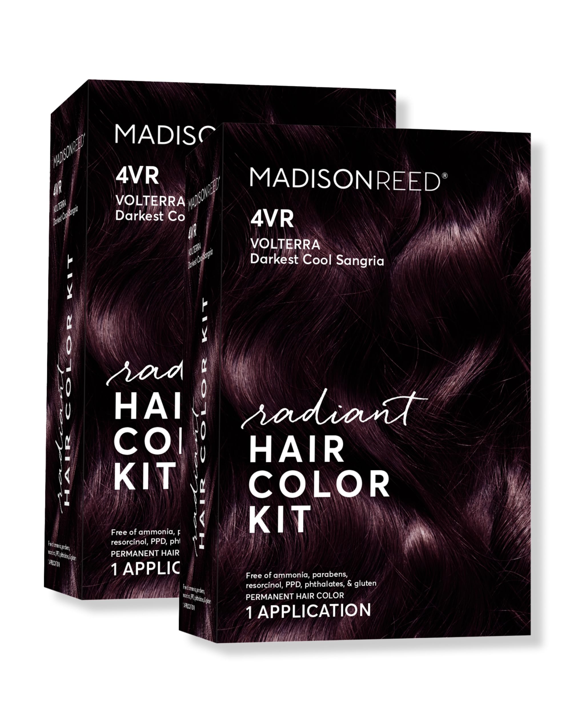 Madison Reed Radiant Hair Color Kit 4VR Dark Sangria – 2 Pack