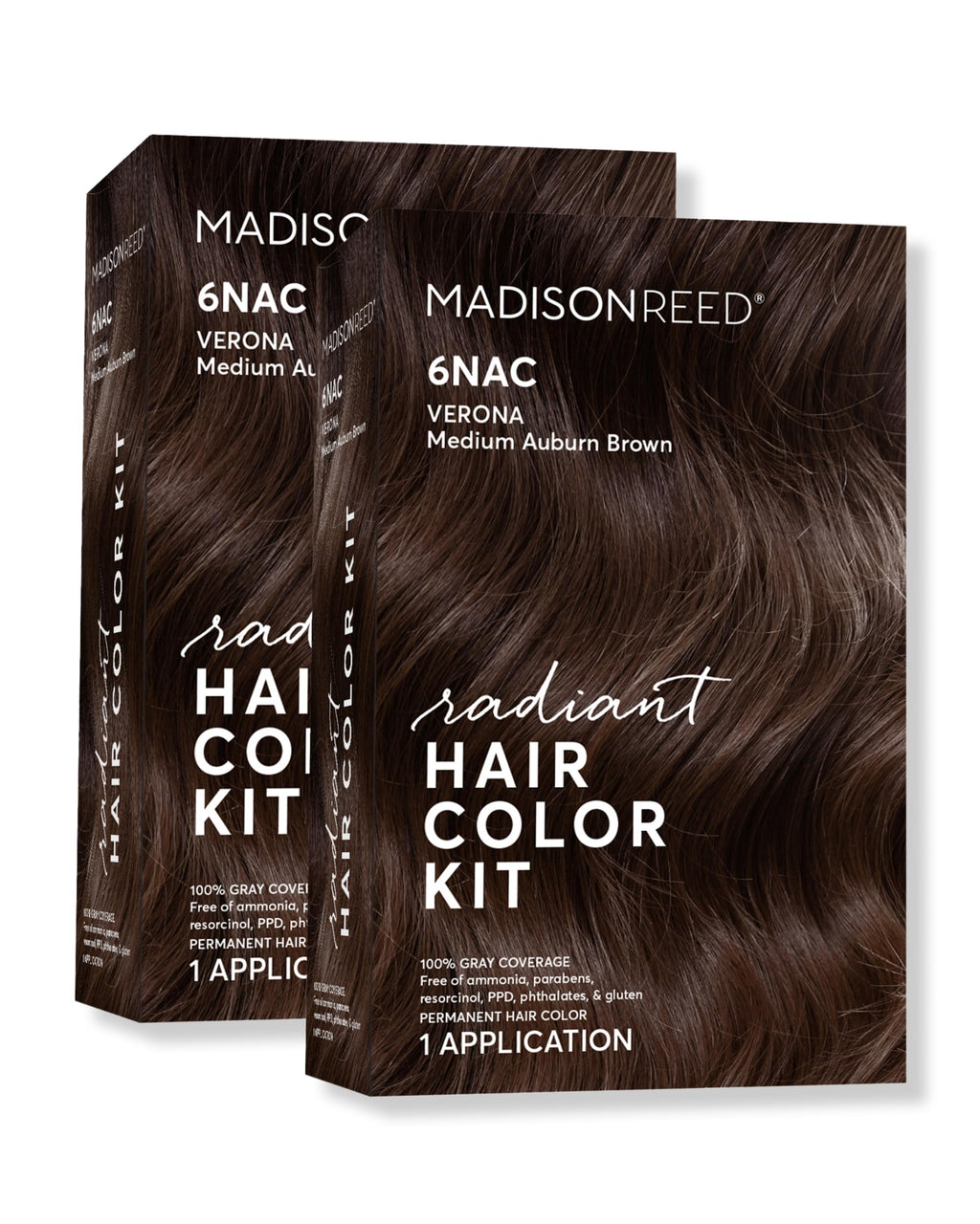 Madison Reed Radiant Hair Color Kit 6NAC Verona – PPD-Free & Ammonia-Free, 2 Pack