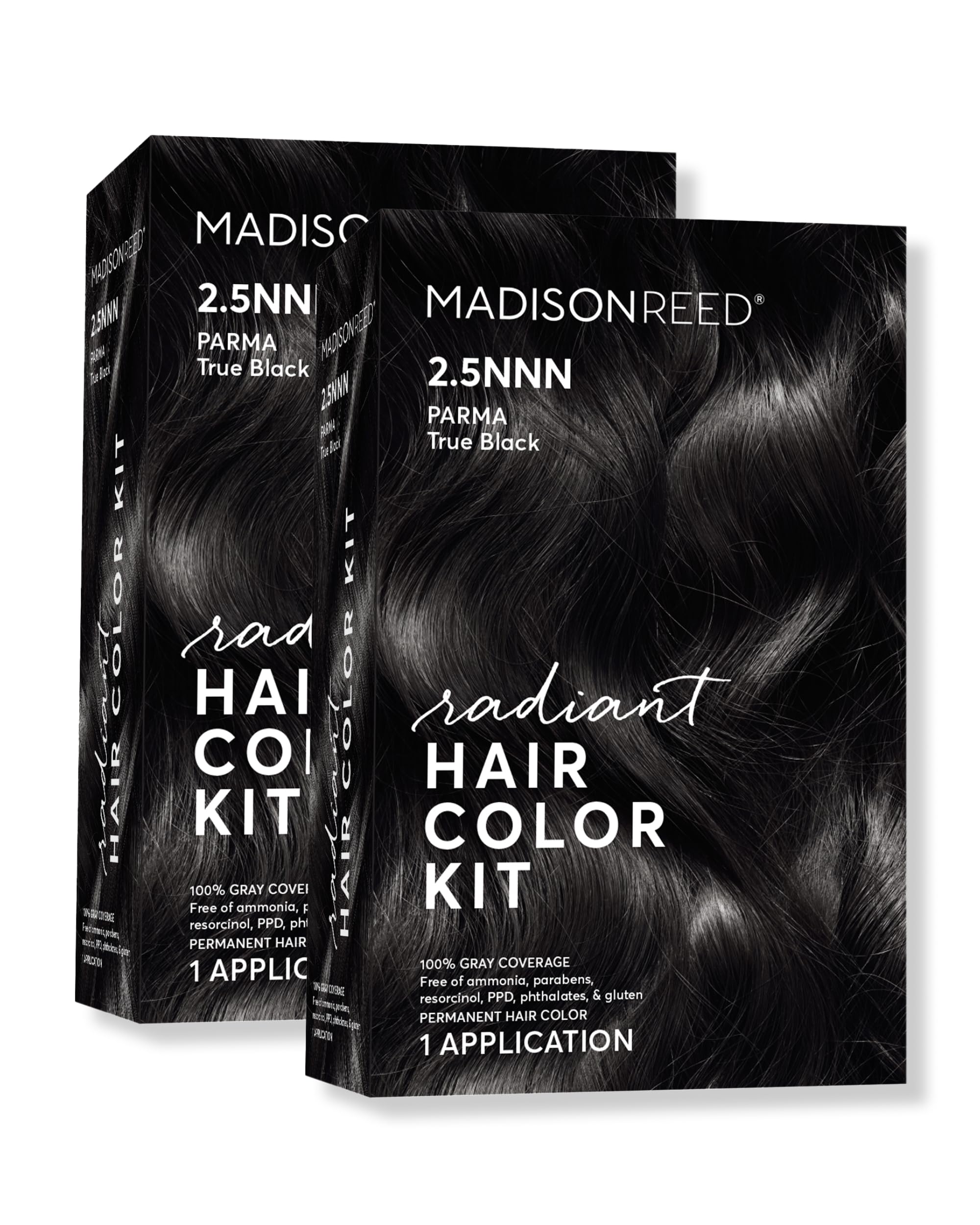 Madison Reed Radiant Hair Color Kit Soft Black Parma Black – 2-Pack | Ammonia & PPD-Free