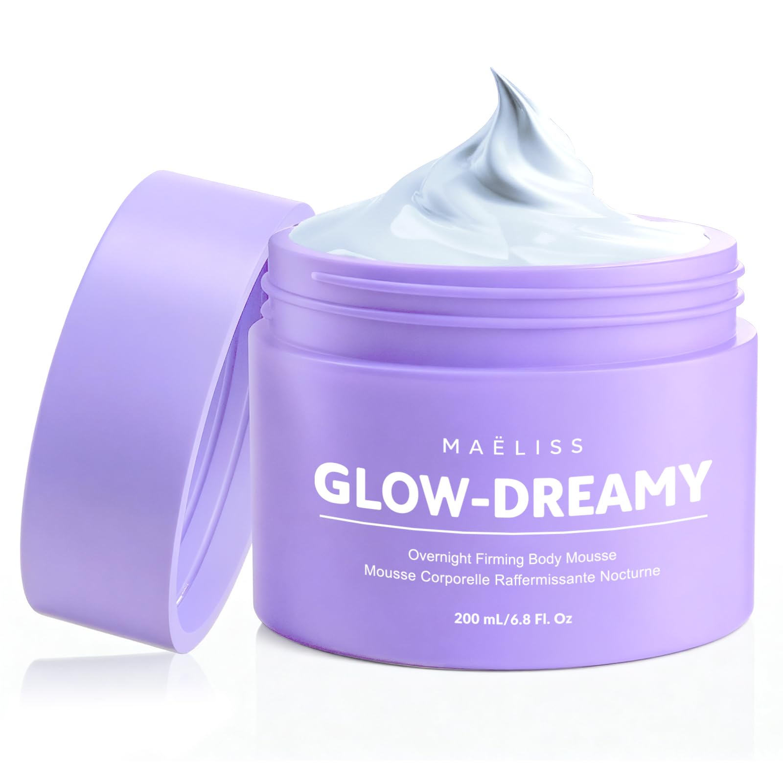 MAËLISS Overnight Toning Whip – Firming Night Cream for Arms, Thighs & Belly | 6.8 oz