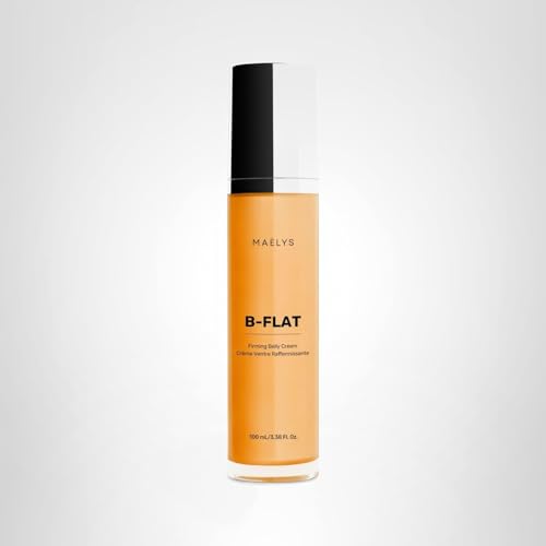 MAËLYS B-FLAT Belly Firming Cream - Postpartum Skin Tightening & Moisturizing (3.4 Fl Oz)