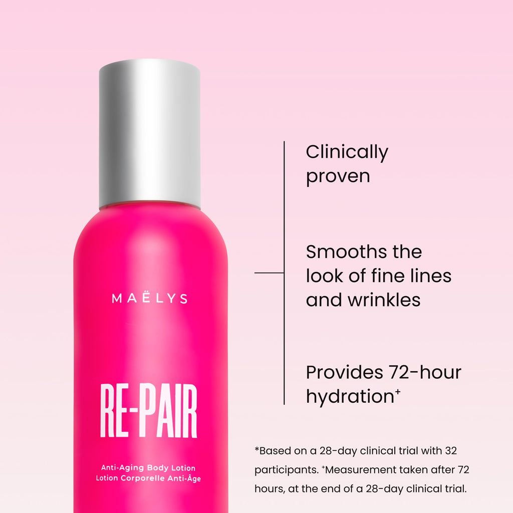 MAELYS RE-PAIR Anti-Aging Body Lotion for Women | Hyaluronic Fusion, Ceramide AP & Squalane