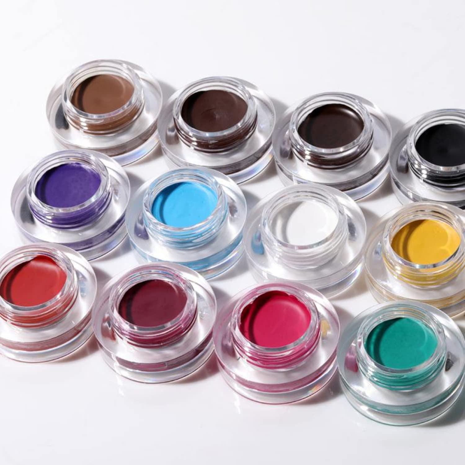 MAEPEOR 12 Colors Eyebrow Pomade — Full-Pigmented, Waterproof Cream Gel for Defined Brows