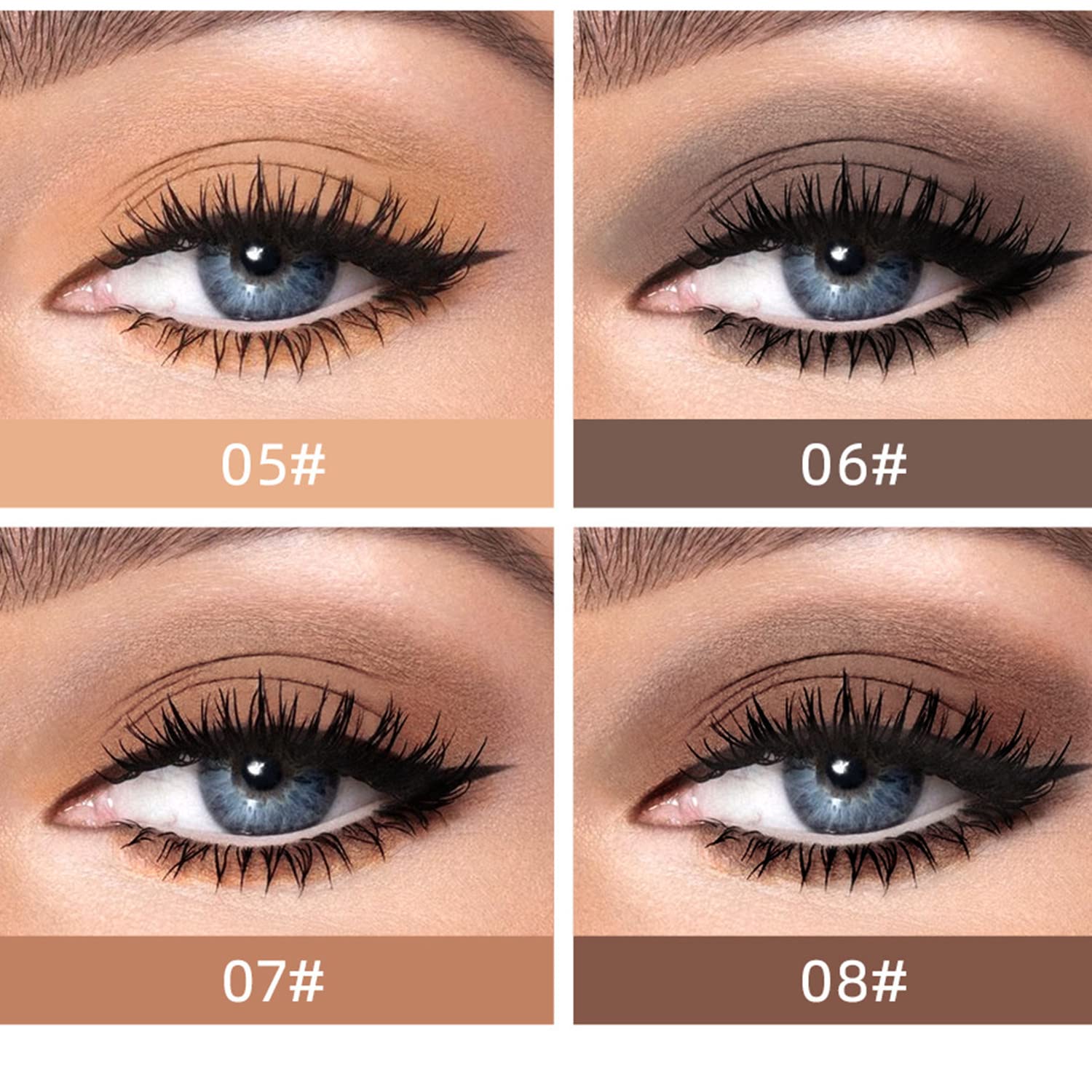 MAEPEOR Matte Liquid Eyeshadow – 8 Neutral Nude Shades | Waterproof, Long-Lasting & Lightweight