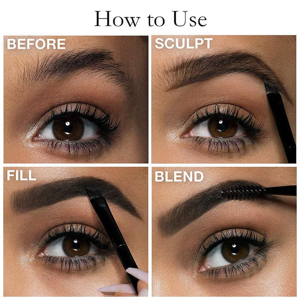 MAEPEOR 12 Colors Eyebrow Pomade — Full-Pigmented, Waterproof Cream Gel for Defined Brows