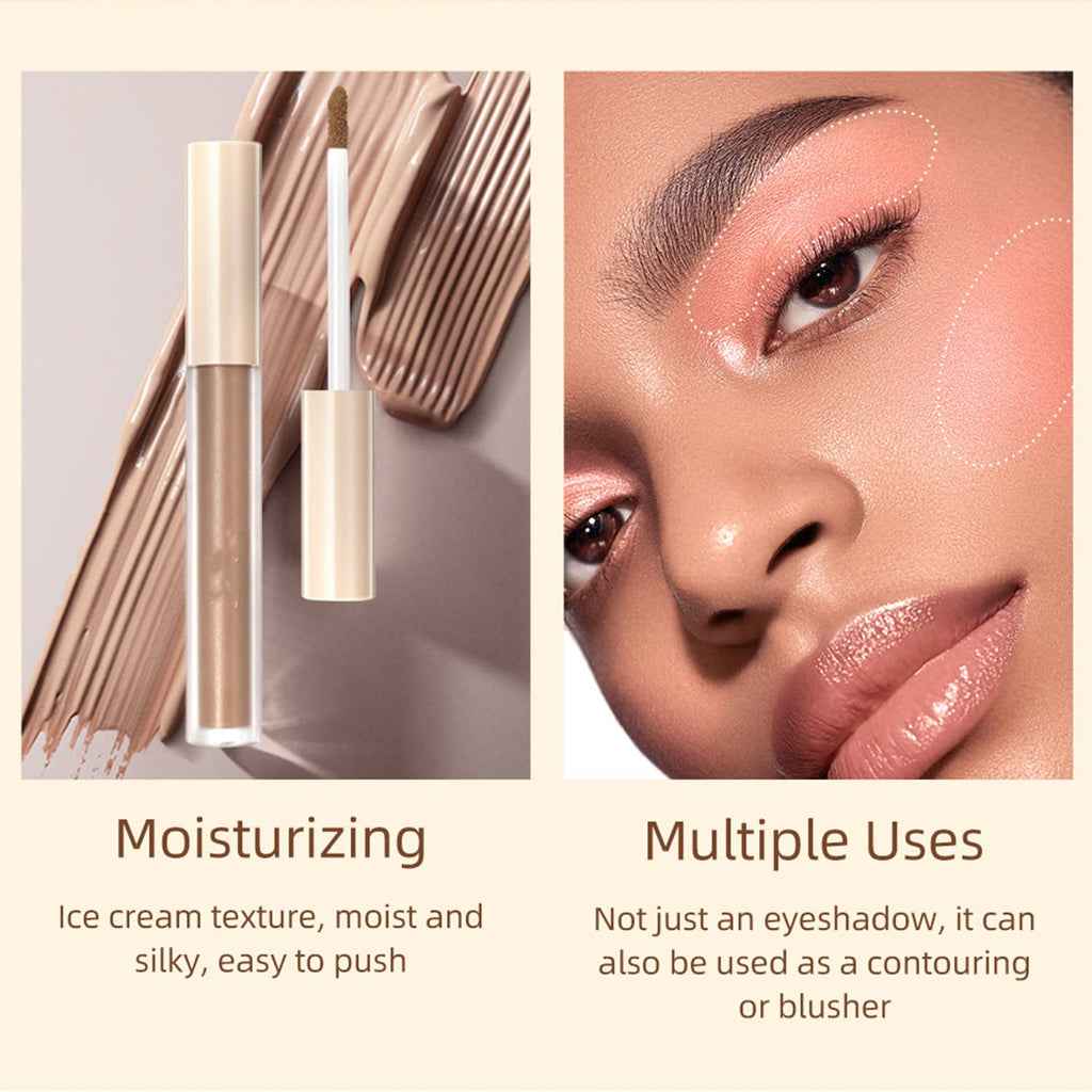 MAEPEOR Matte Liquid Eyeshadow | 8 Neutral Nude Shades – Matte, Waterproof, Long-Lasting