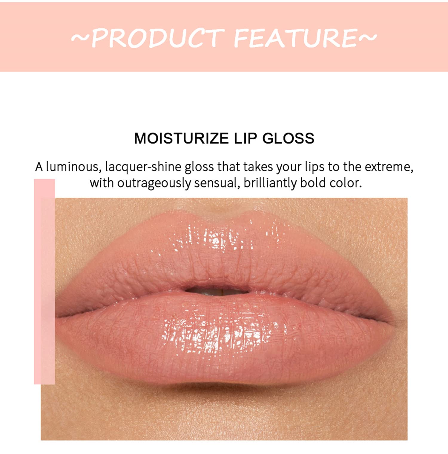 MAEPEOR Moisturizing Lipgloss Set — 6 Neutral Nude Shades for Hydrated Lips