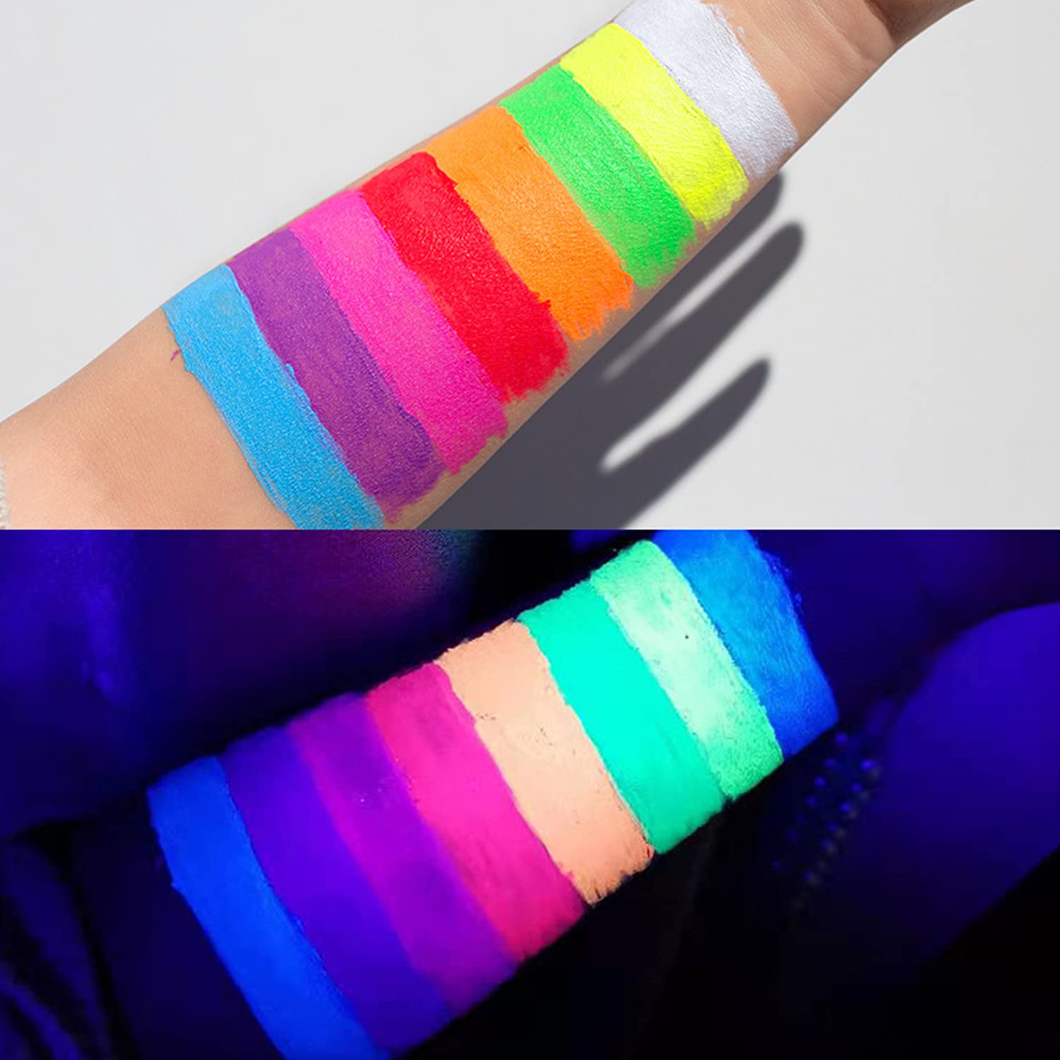 MAEPEOR Matte Liquid Eyeliner Set – 8 Neon Colors, Waterproof & Smudge-Proof