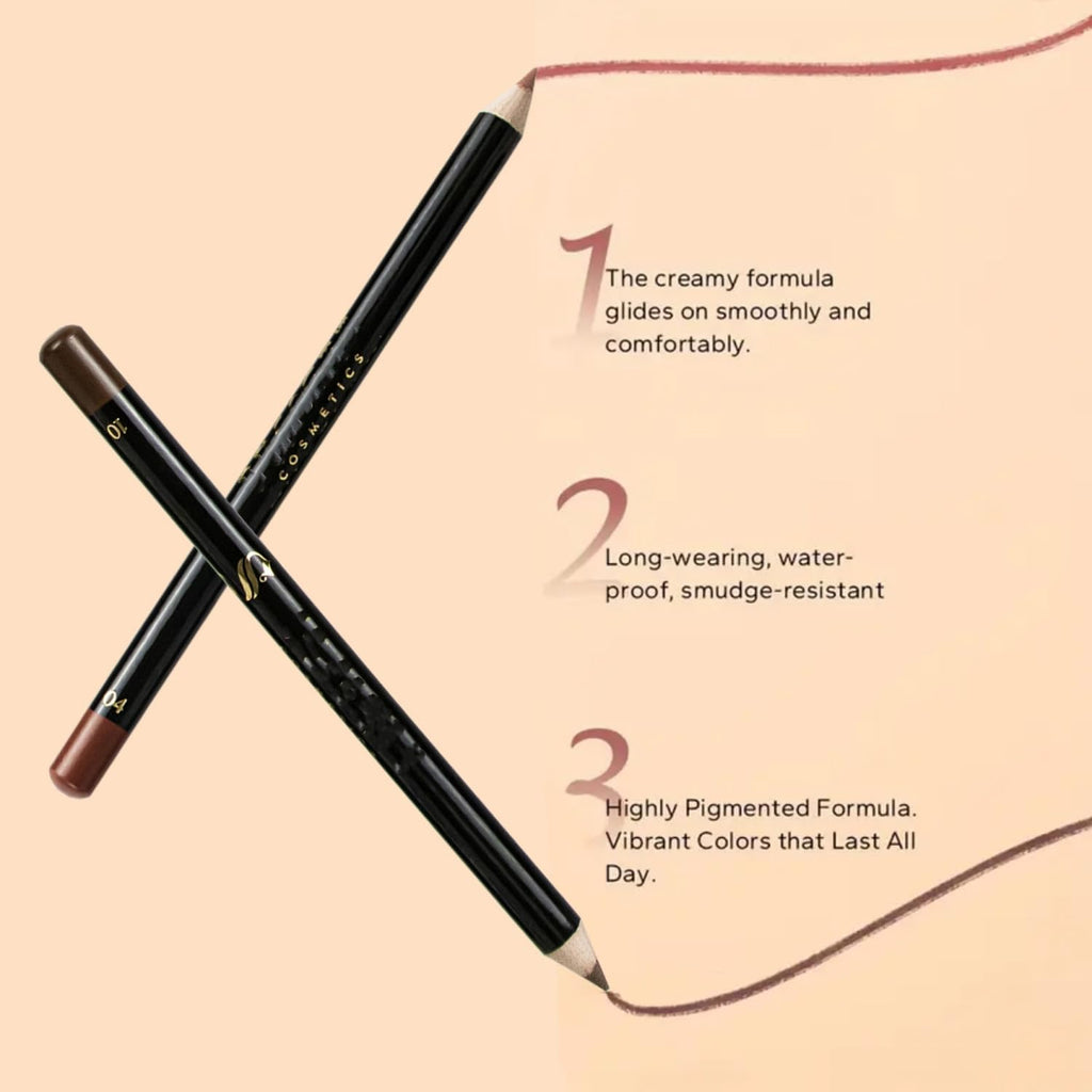 MAEPEOR Nude Lip Liner Set – 12 Highly Pigmented, Long-Lasting, Waterproof Matte Lip Liners (Color 01)
