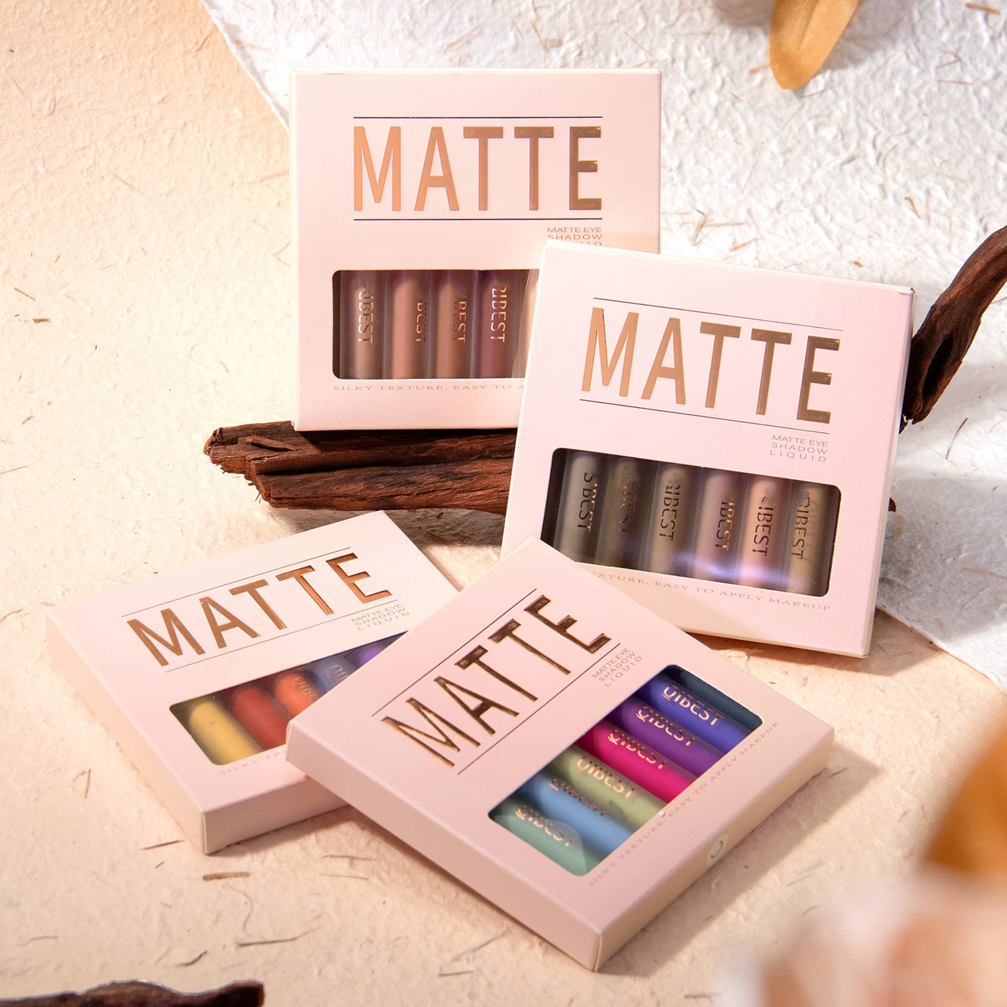 MAEPEOR Matte Liquid Eyeshadow – 8 Neutral Nude Shades | Waterproof, Long-Lasting & Lightweight