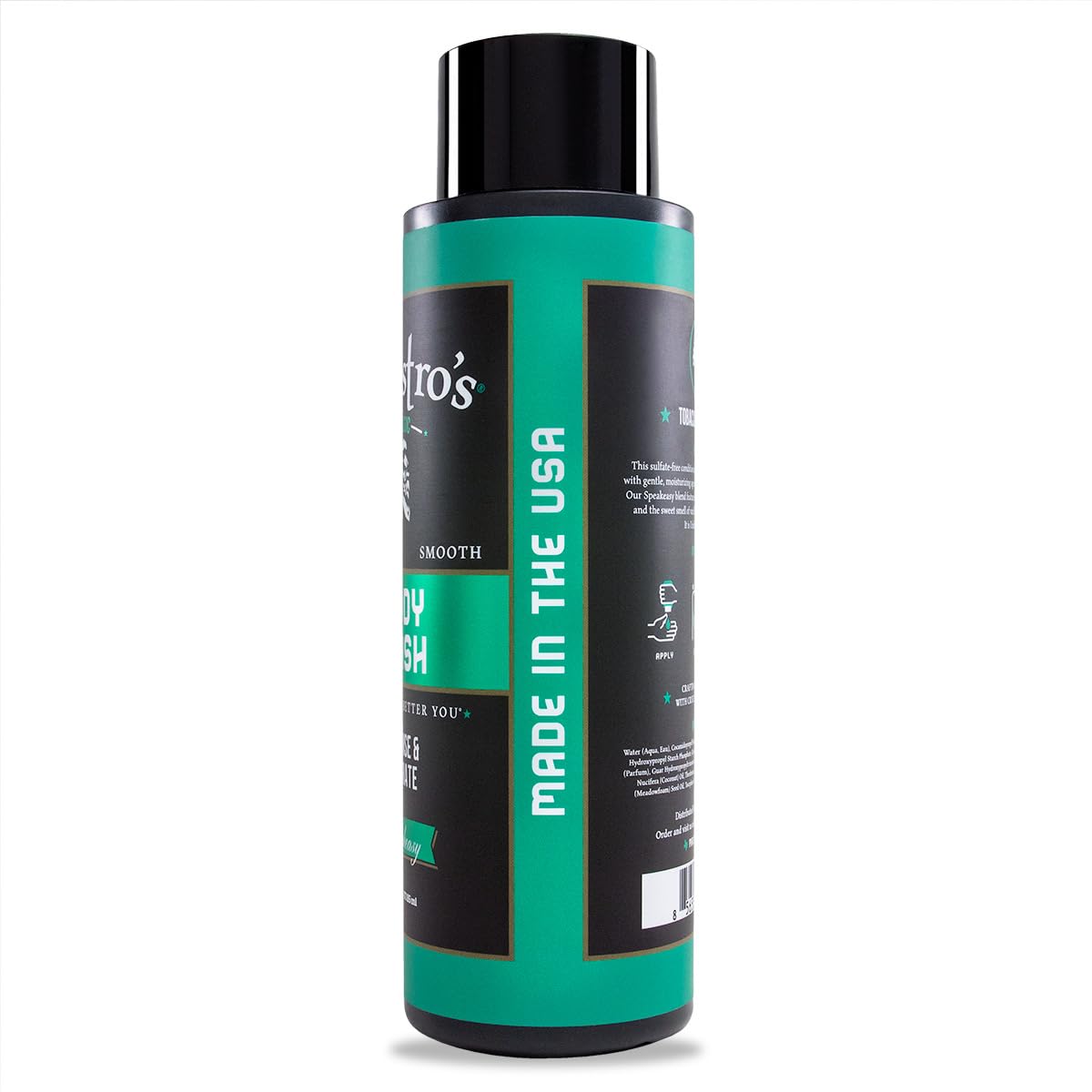 Maestro's Classic Bath Wash – Conditioning Body Wash for Men | Speakeasy Blend, 16 oz