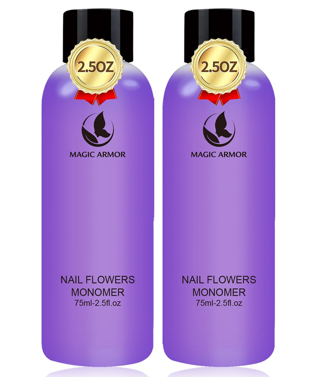 MAGIC ARMOR Acrylic Liquid Monomer – 150ml Professional Quick-Dry Monomer for Nail Extensions