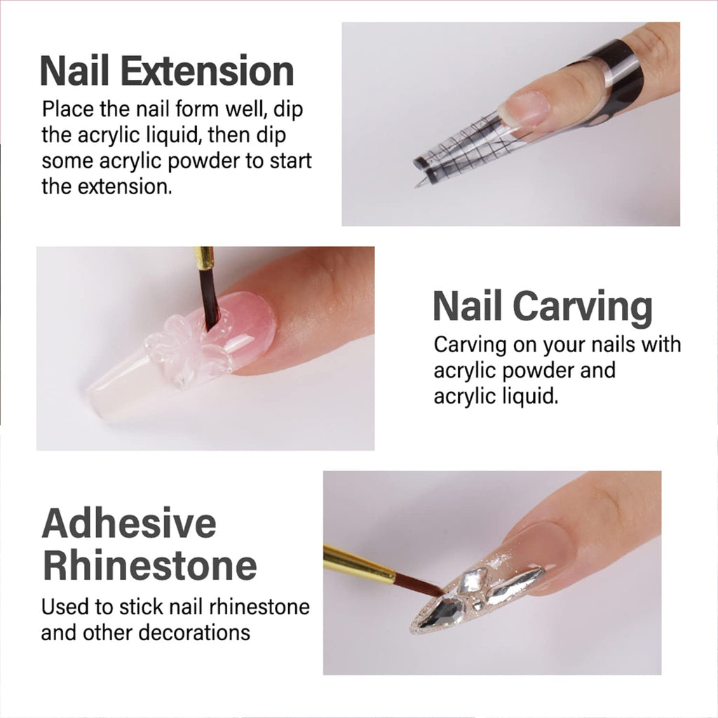 MAGIC ARMOR Acrylic Liquid Monomer – 150ml Professional Quick-Dry Monomer for Nail Extensions