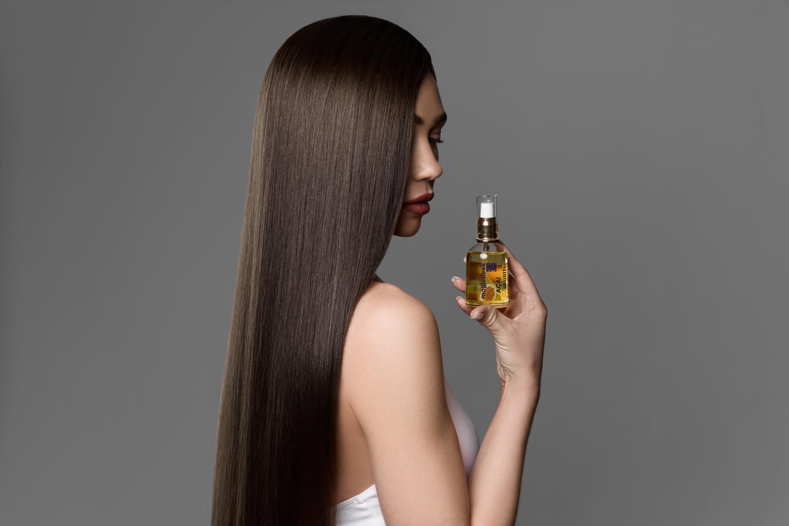 MagicSleek Acai Oil 60 ml – Hair Serum with Maracuja & Buriti Oil | Frizz Control & Shine