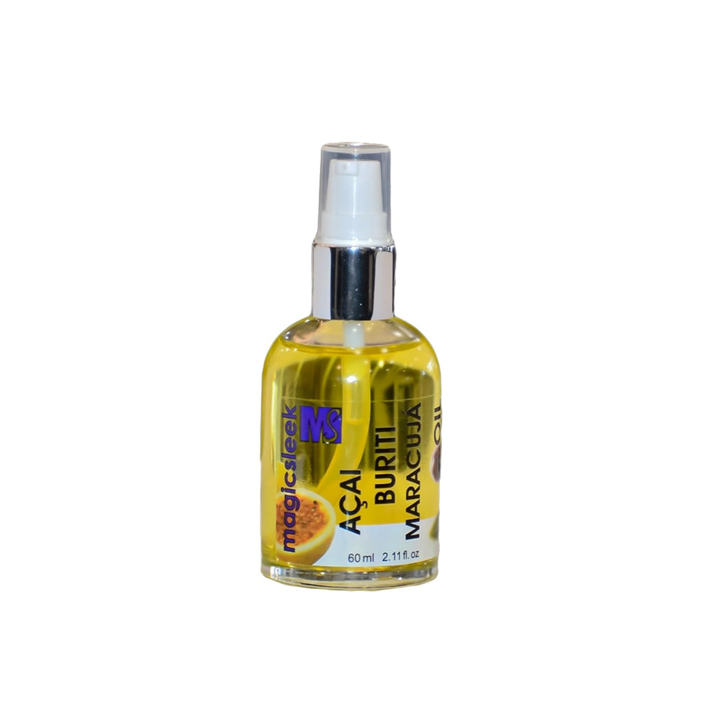 MagicSleek Acai Oil 60 ml – Hair Serum with Maracuja & Buriti Oil | Frizz Control & Shine