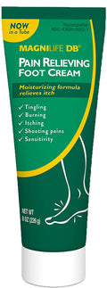 MagniLife DB Foot Cream - Calming Relief for Burning, Tingling & Dry Skin | 8 oz